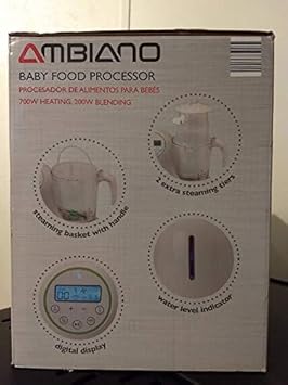 ambiano baby food steamer and blender manual