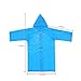 CDOFFICE 2 Pack Children Rain Ponchos Portable Reusable Raincoats for 6-12 Years Old (Blue+Pink)