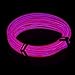 lychee 9ft EL Wire Neon Glowing Strobing Electroluminescent Light El Wire w/Battery Pack for Parties, Halloween Decoration (Pink)