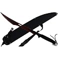 Tactical Master Fantasy Fixed Blade Machete with Nylon Carrier. for Camping, Collections, Outdoor Sports, Gifts