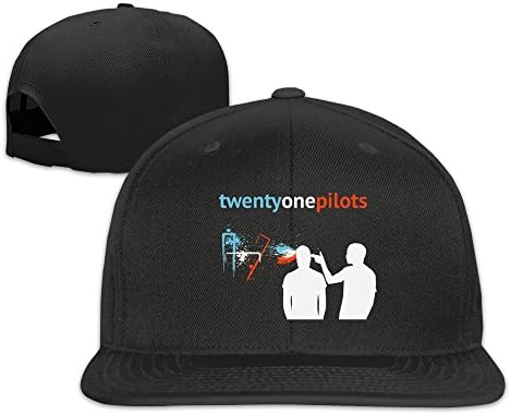 FASHION DYD Twenty One Pilots Fitted Flat Brim Baseball Cap Hat