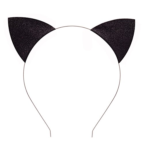 Ztl Glitter Cat Ears Headband Hair Hoop Cosplay Party Headwear Hair Accessories