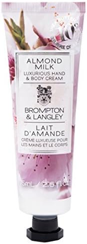 Upper Canada Soap Brompton and Langley Hand Cream, Almond Milk, 2.5 Fluid Ounce by Upper Canada Soap