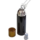 Aquatix Shotgun Shell Bullet shaped 12 Ga Sport Thermos Bottle 25 Ounce Black