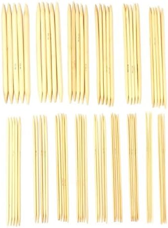 Celine lin Artilin 15 Sizes(75picks) 8inch(20CM) Double Pointed Bamboo Knitting Needle Sweater Needle US 0-15(2.0 mm-10.0 mm)