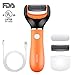 Nice2MiTu Electronic Foot File Pedicure Callus Remover Tools with Diamond Crystals, Rechargeable,Cordless,Water Resistant,Dual Speed
