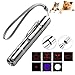Deyace Rechargeable Interactive Cat Toy for Cats Dogs Exercise and Training, 4 in 1 Function Pets Chaser Wand, Red Focused Light, UV, Flashlight, Charging Cable