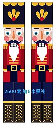 AMOR PRESENT Nutcracker Banner, Nutcracker Christmas Decorations Life Size Nutcracker Porch Sign for Indoor Outdoor Yard Garden Christmas Party Decoration