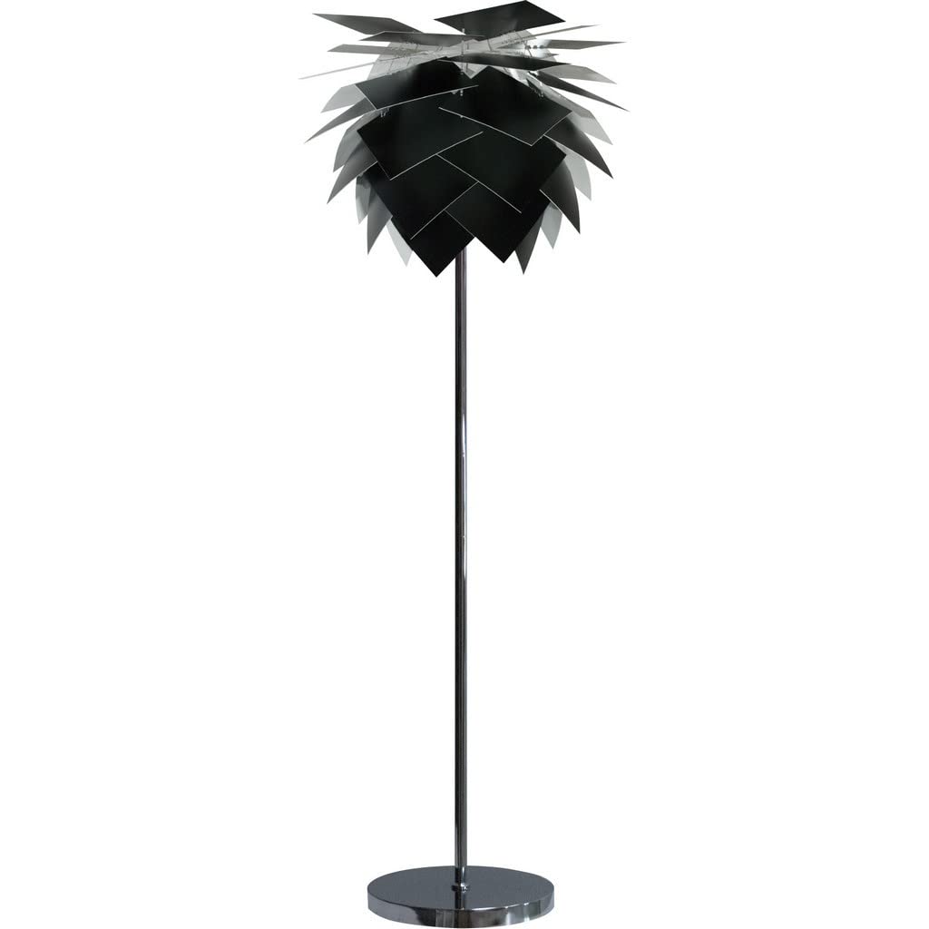 Dyberg Larsen PineApple Medium Floor Lamp, 45 cm Diameter, Black