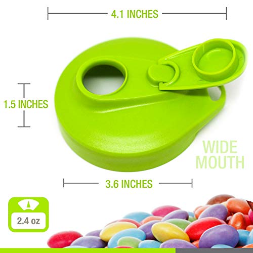 Masontops Multi Top - 2 Pack - Wide Mouth Mason Jar Lids with Easy Pour Spout and Flip Cap - Sip, Pour, Store & More - Lid Accessories For Mason Jars