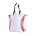 E-FirstFeeling Large Baseball Tote Bag Sports Prints Tote Handbag Beach Bag Travel Bag for Women (Baseball)