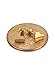 18k Gold Plated Screw Back Heart Stud Hypoallergenic Earrings for Kids, Baby, Toddler, Little Girls with Surgical Steel Post for Ultra Sensitive Ears with Secure Safety Screwback