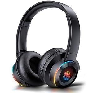 3 IN 1 Headphones Over Ear Wireless headset, [40 Hrs Playtime]Touch Control Bluetooth Headset, Foldable with Stereo Bass…