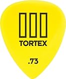 Dunlop 462R.73 Tortex® TIII, Yellow, .73mm, 72/Bag