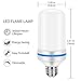 PHILWIN LED Flame Light Bulb Simulated Burn Fire Effect Xmas 4 Modes Flicker Lamps E26 Atmosphere Decor Ative Lamps for Hotel/Bars/Home Decoration/Restaurants(1 Pack)