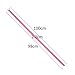 QtGirl Baby Girls Hair Bow Holders 9 Pcs 3-Feet Long Bow Hanger Hair Clip Storage Organizer