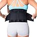 Lower Back Brace | Lumbar Support | Wrap for Posture Recovery, Workout, Herniated Disc Pain Relief | Waist Trimmer Weight Loss Ab Belt | Exercise Adjustable | Breathable | Women & Men | Black M