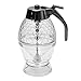 Timoo Honey Dispenser No Drip Condensed Milk Dispenser Syrup Dispenser Container with Storage Stand and Stopper, 8 Ounce