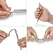 2x Fidget Think Ink Pen, Cubier Magnetic Hand Stress Relief Study Aid, Helps with ADHD and Stress, Improves Classroom Concentration - Premium Stainless Steel
