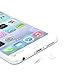 PortPlugs - 5 Pairs of Premium Anti Dust Plugs for iPhone SE, 5, 5s, 5c, 6, 6s,7 Plus iPad Mini, Pro - Integrated SIM Card Removal Tool - Compatible with Most Cases (Clear)
