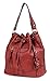 Scarleton Purses and Handbags, Drawstring Bucket Bag, Hobo Bags for Women, Crossbody Bag, Multi Pocket Shoulder Bag, H107810 - Red