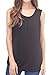 Smallshow Women's Maternity Nursing Tank Top Sleeveless Comfy Breastfeeding Clothes,Black,X-Large