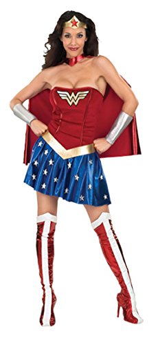 Adult Wonder Woman Costume With Boot Tops - 3 sizes