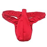 iEFiEL Mens Pouch Support Open Sheath Glove Thong
