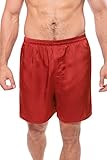 TexereSilk Men's Boxer - Large - Castle Red