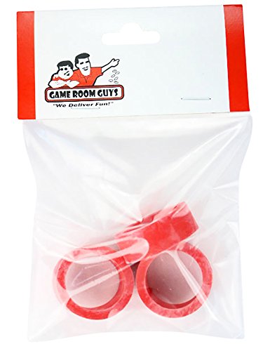 Game Room Guys Set of 3 Red Pinball Flipper Rubber - 1/2