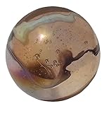 Enormous Glass FAIRY Marble - 50mm (2 inches) with Stand