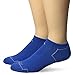 adidas Men's Climacool II No Show Sock (2-Pair), Blue Beauty/Solar Zest/Mid Grey, Size 6-12