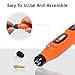 Cordless Rotary Tool 3.7V Li-ion - 3 Speed Adjustment/Recharge Portable USB with 41 pcs Accessories Kit, for Carving&Engraving&Cutting&Masterworks