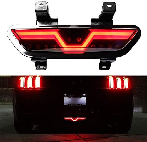 KEENICI Smoked Lens LED Rear Fog Light Kit (Tail/Brake, Backup Reverse Functions) (Smoked)