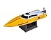 Vector28 2.4Ghz Radio Remote Control Micro High Speed RC Racing Boat Speed Boat RTR (Yellow) by Midea Tech