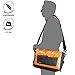 Ibera Bike Trunk Bag - PakRak Clip-On Quick-Release Waterproof Bicycle Commuter Bag (Orange)