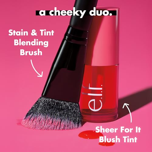 e.l.f. Tinta Sheer For It Blush Tint Left on Red - sheer red