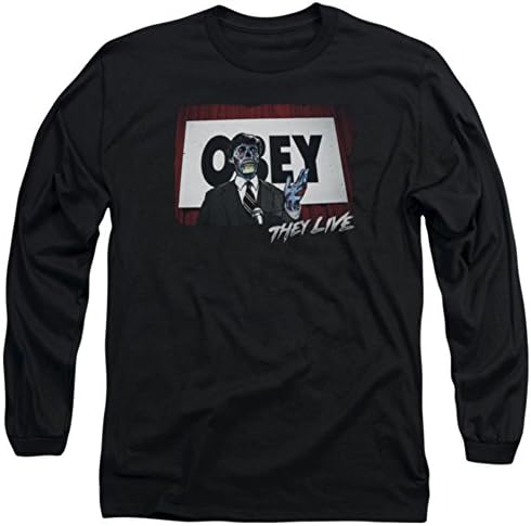 Long Sleeve: They Live - Obey Longsleeve Shirt Size L