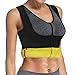 HOPLYNN Neoprene Sauna Sweat Waist Trainer Vest for Weight Loss with Zipper for Women XL