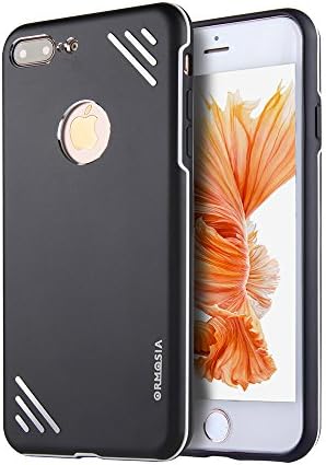iPhone 7 Plus Case, Ormosia Premium Series [Apple Aluminum] TPU+PC [Triple Injected] Frame - Durable Stylish Protective Slim Case for Apple iPhone 7 Plus(2016) (Black)