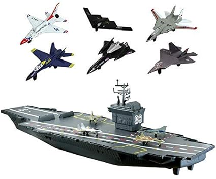 aircraft carrier toy with planes