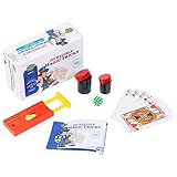 Learn & Climb Magic Tricks Kids Ages 7,8,9,10-Set of 3 Unique Props kit Includes Tube & Dice Trick, Finger Chopper Trick, Magical Mind Reading Cards Illusion & Easy to Follow Instructions.