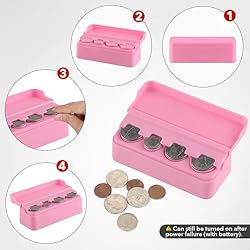 SINGARO Coin Holder for Car, Coin Change Organizer