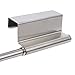 Forma Swivel Paper Towel Holder for Kitchen Under Cabinet Door/Drawer Brushed Finish