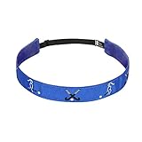 Non Slip Headbands for Girls | BaniBands Field Hockey Headband for Women | Fun Colors and Patterns, Unique No Slip Headband Design | Sports Themes for Field Hockey | Field Hockey-Blue