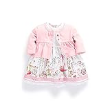 Ferenyi's Baby Girl's Clothes Long-sleeved Jacket and Floral Dress Sets