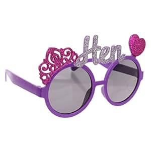 Baoblaze 11pcs Fashion Funny Heart Crown Wedding Hen