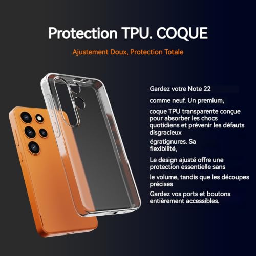 Ulefone Armor Note 22 Mobile Phone Android 16 Smartphones, 20GB+32GB/2TB Octa-Core Processor, 5.0" Smartphon Cheap 4G Dual SIM, Phone WiFi 5G/3.5mm/Face ID/3 Card Slots/3 Years Warranty