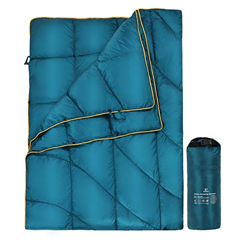 REDCAMP Down Camping Blanket, Packable Down Blanket Water Resistant
