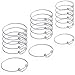 18 Pcs Stainless Steel Expandable Wire Blank Bangle Bracelet for Womens DIY Jewelry Making